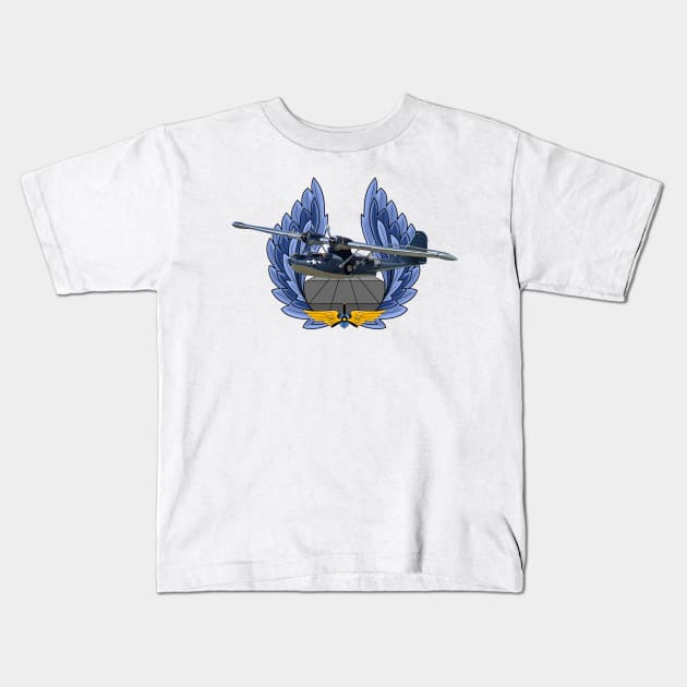 PBY Catalina Kids T-Shirt by sibosssr